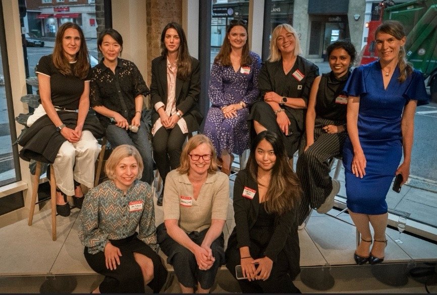 Women in Architecture Steering Committee at a networking event. A group representing leadership and inclusivity in the architecture industry.