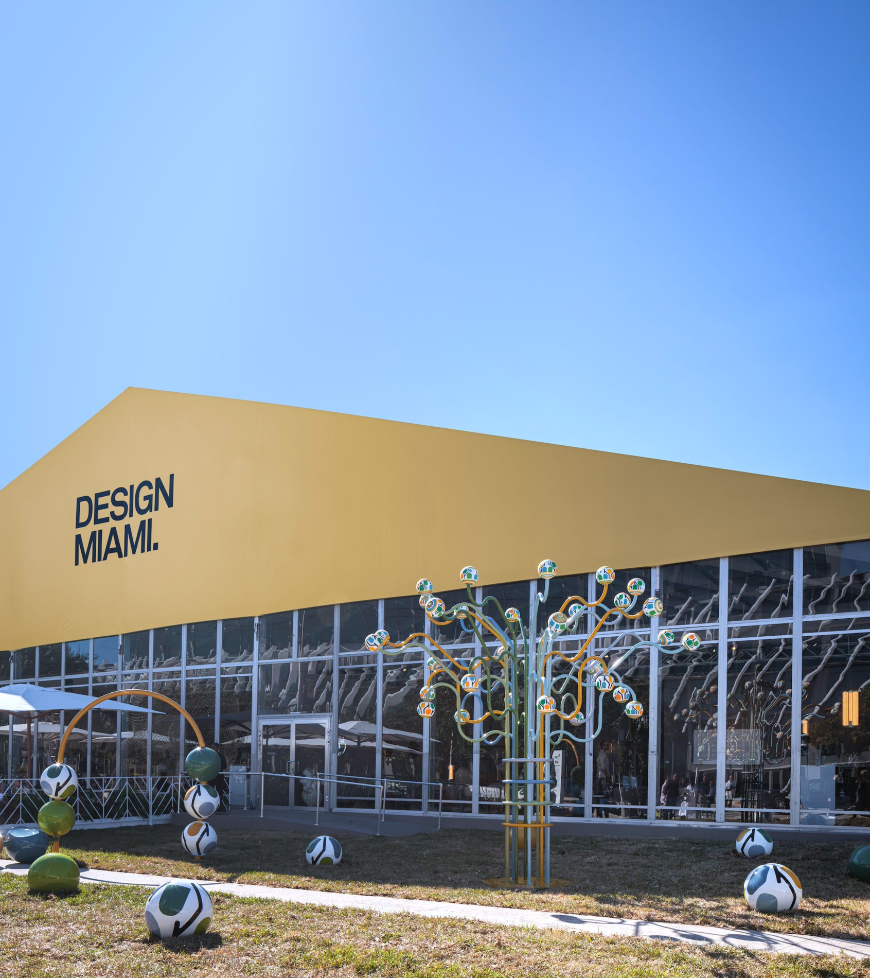 Yellow building that held the 2024 Design Miami