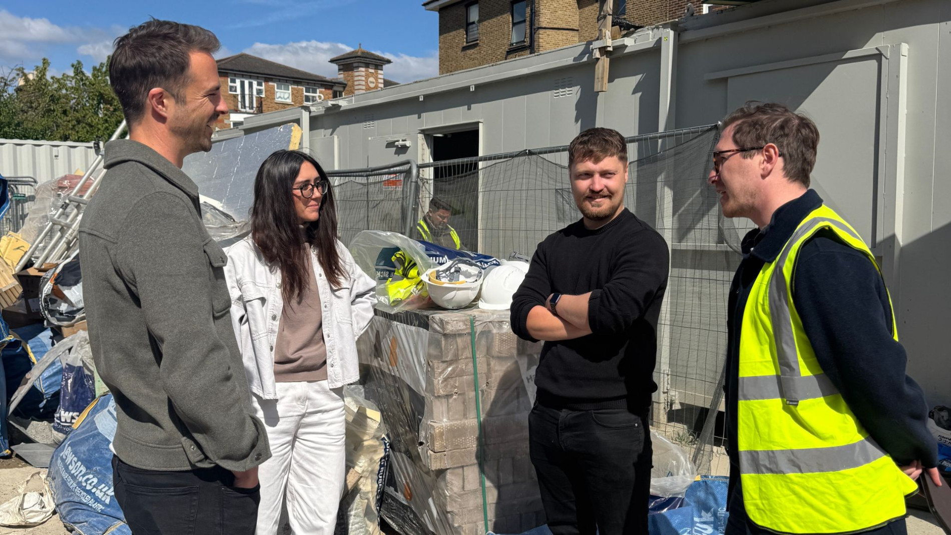 Caswell and Dainow on site