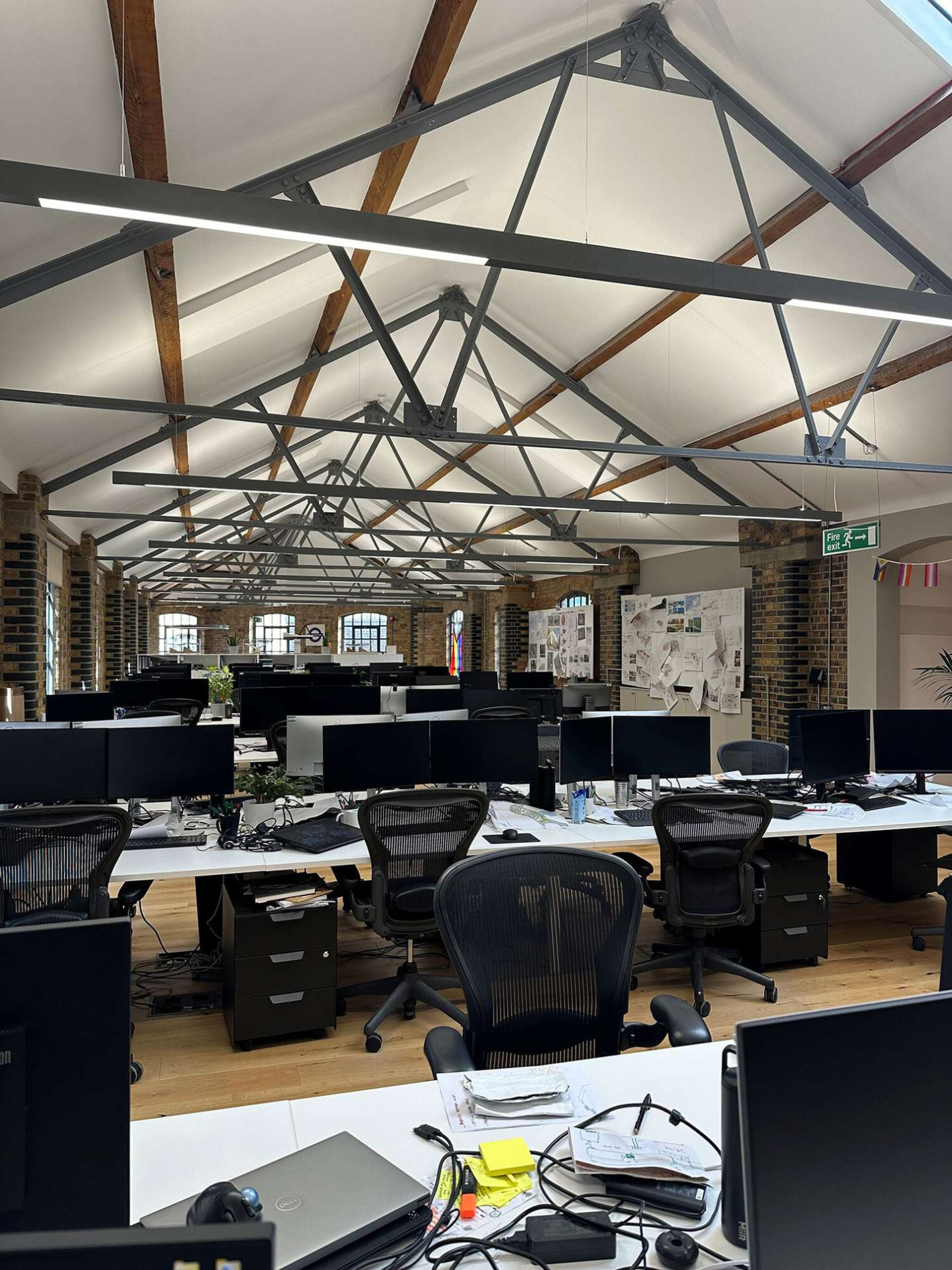 The London studio interior