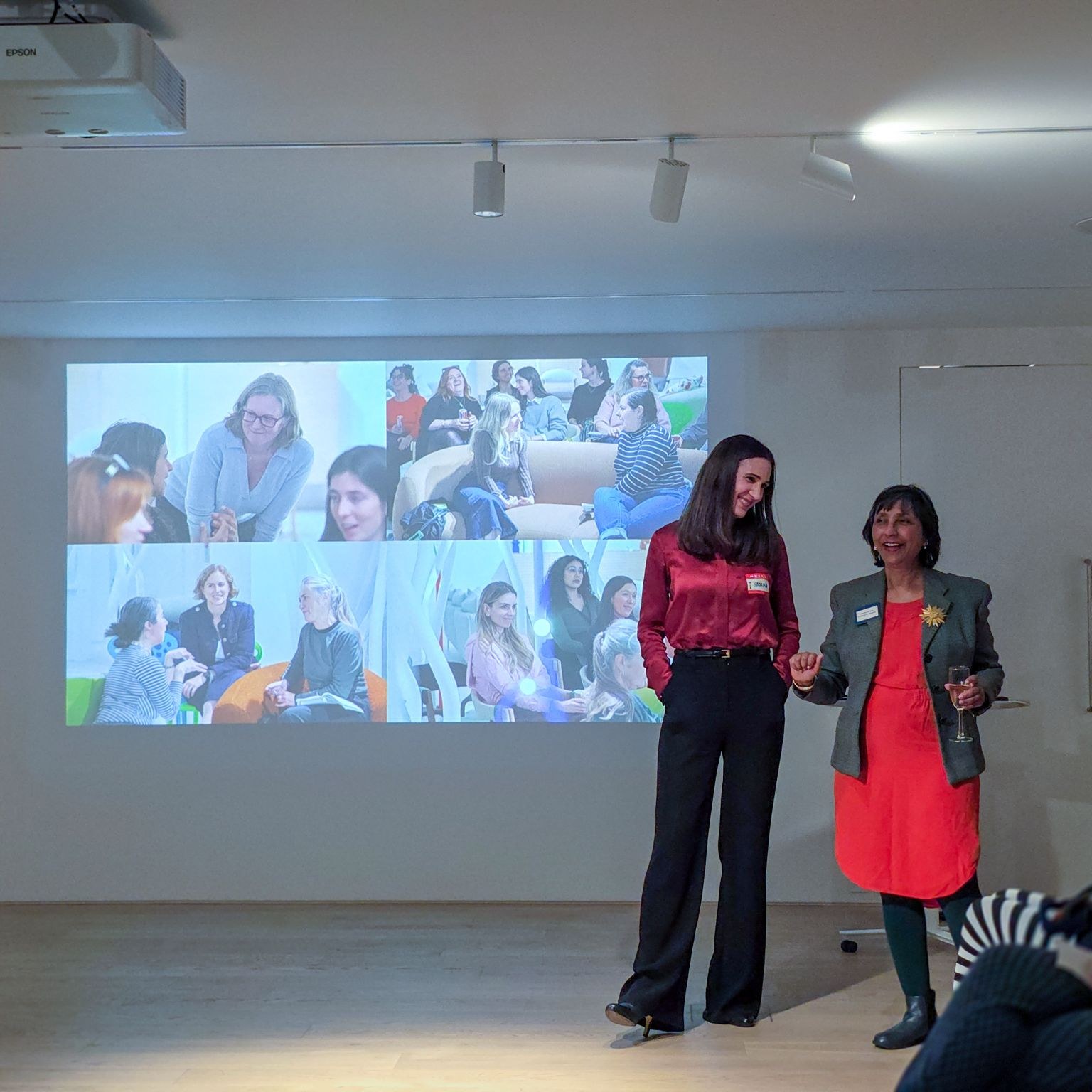 Sabrina Klor speaking at Women in Architecture UK as chair