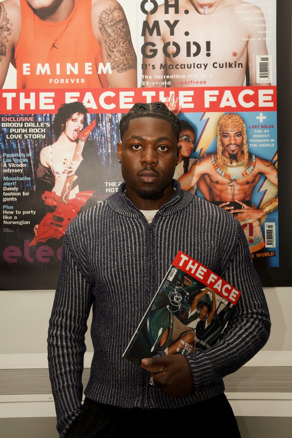 Noris Obijiaku with The Face magazine