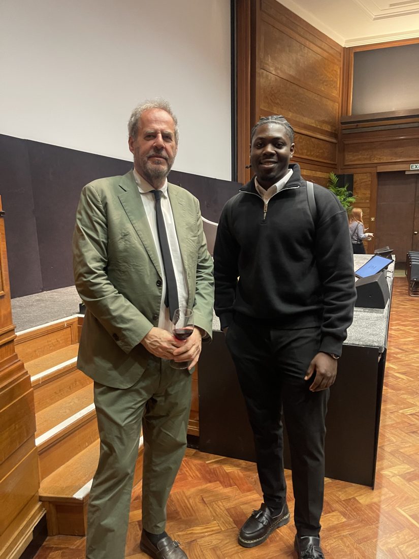 Noris speaking at RIBA