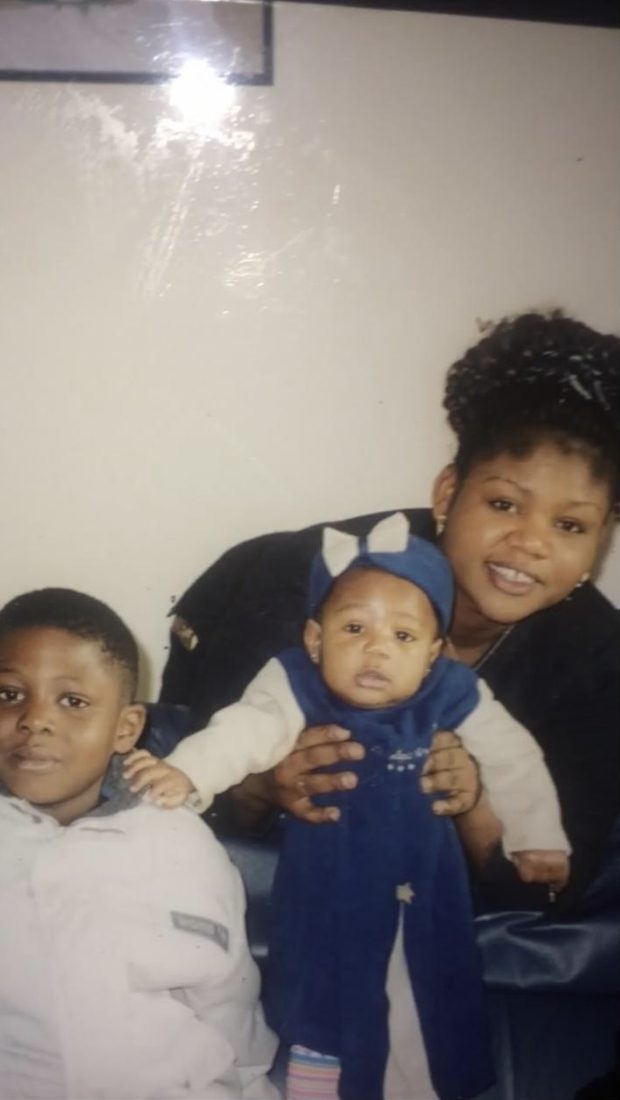 Noris Obijiaku as a child