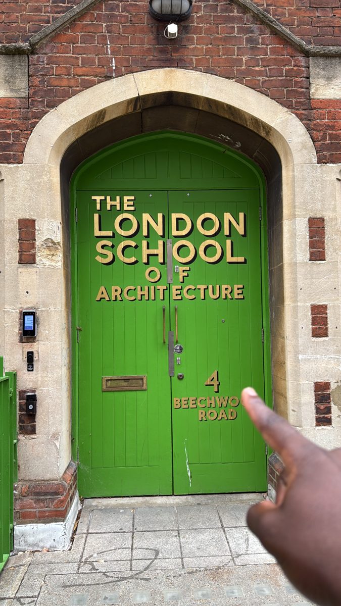 The London School of Architecture entrance
