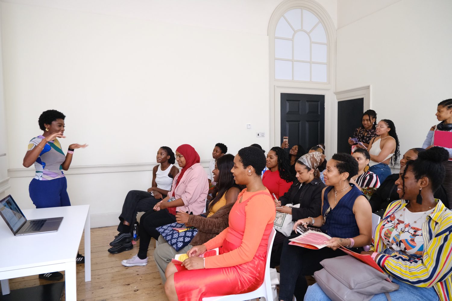 BFA facilitating a Black Girl Fest workshop at Somerset House