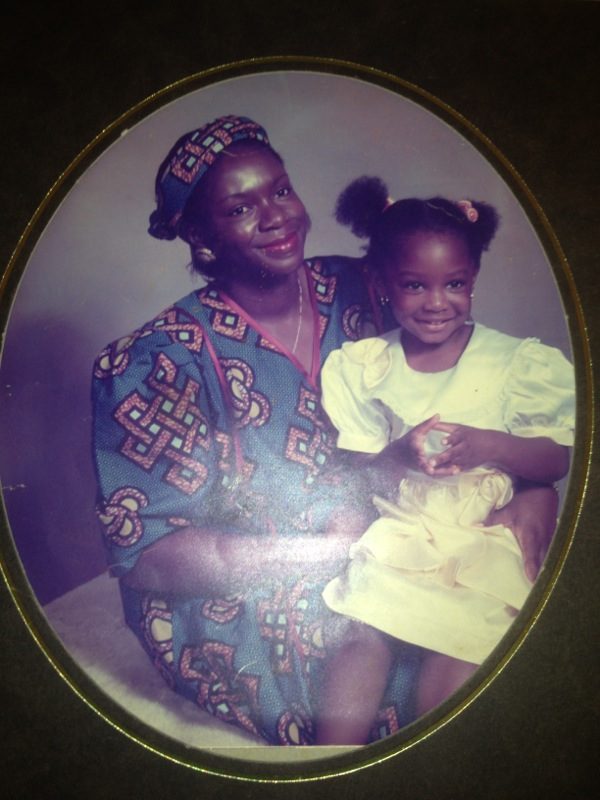 Selasi with her mum
