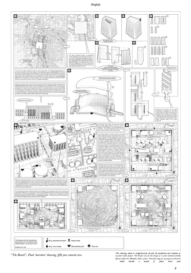 abstract art portfolio page with no architectural context