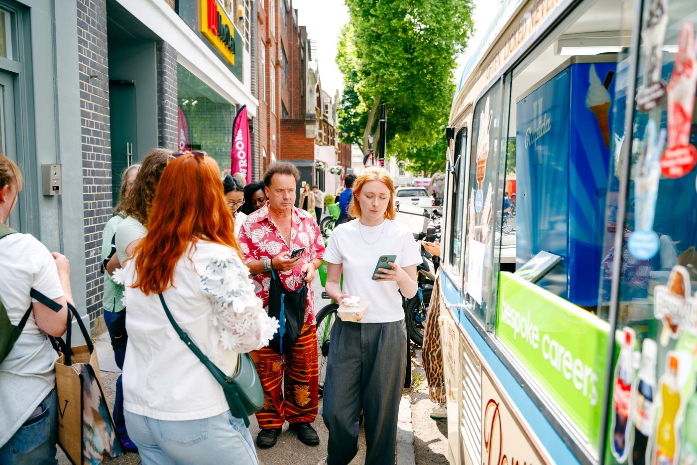The Bespoke ice cream van at Clerkenwell Design Week