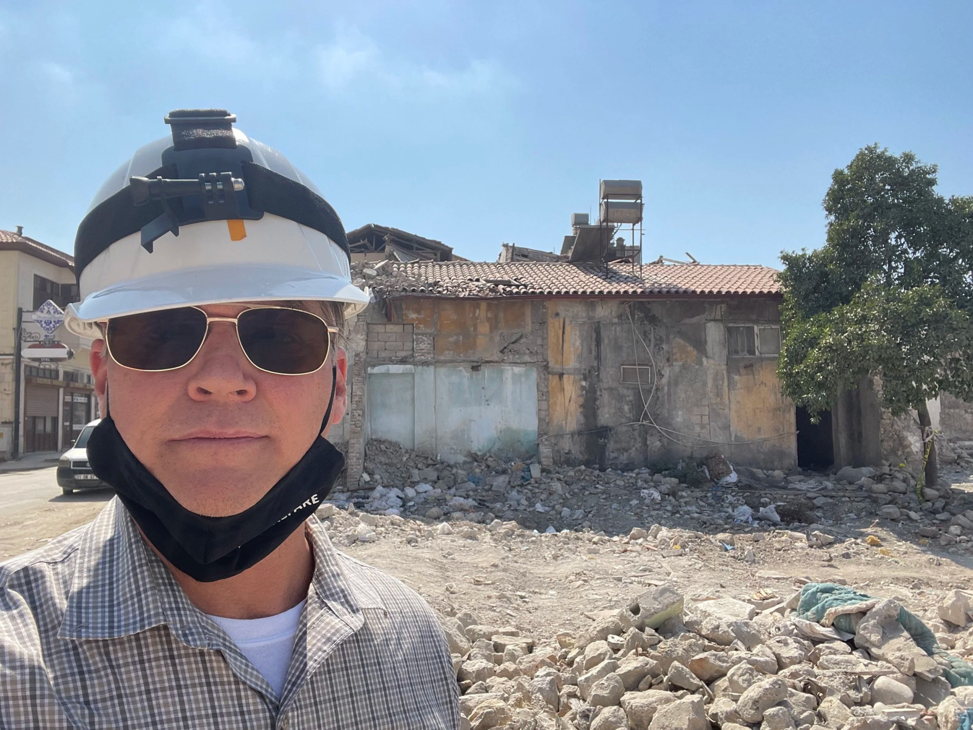Illya Azaroff responding after the 2023 earthquakes in Turkey