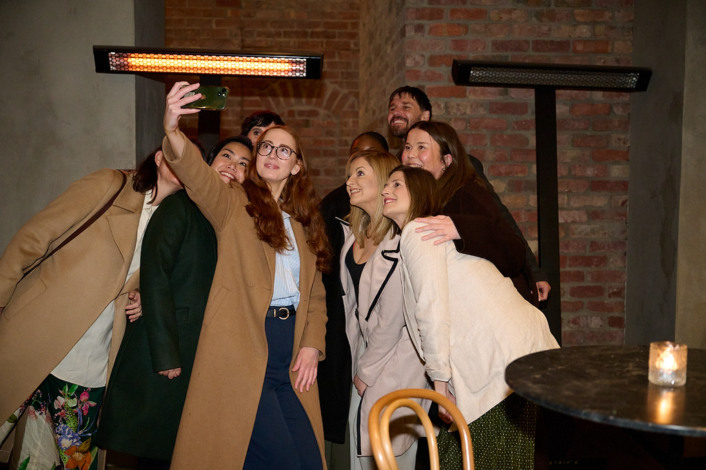A group photo at a Bespoke Melbourne client party
