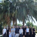 The Bespoke Careers Sydney team under the palms in Surry Hills