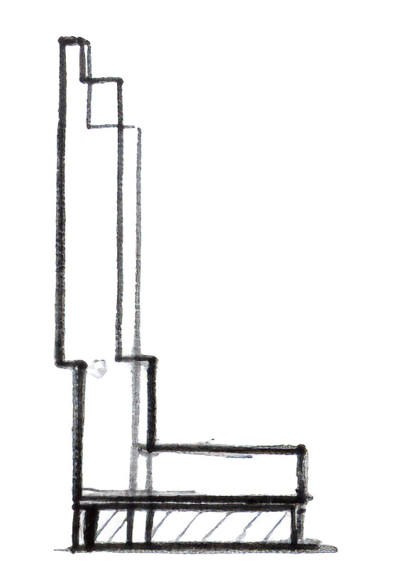 Concept sketch for Beetham Tower