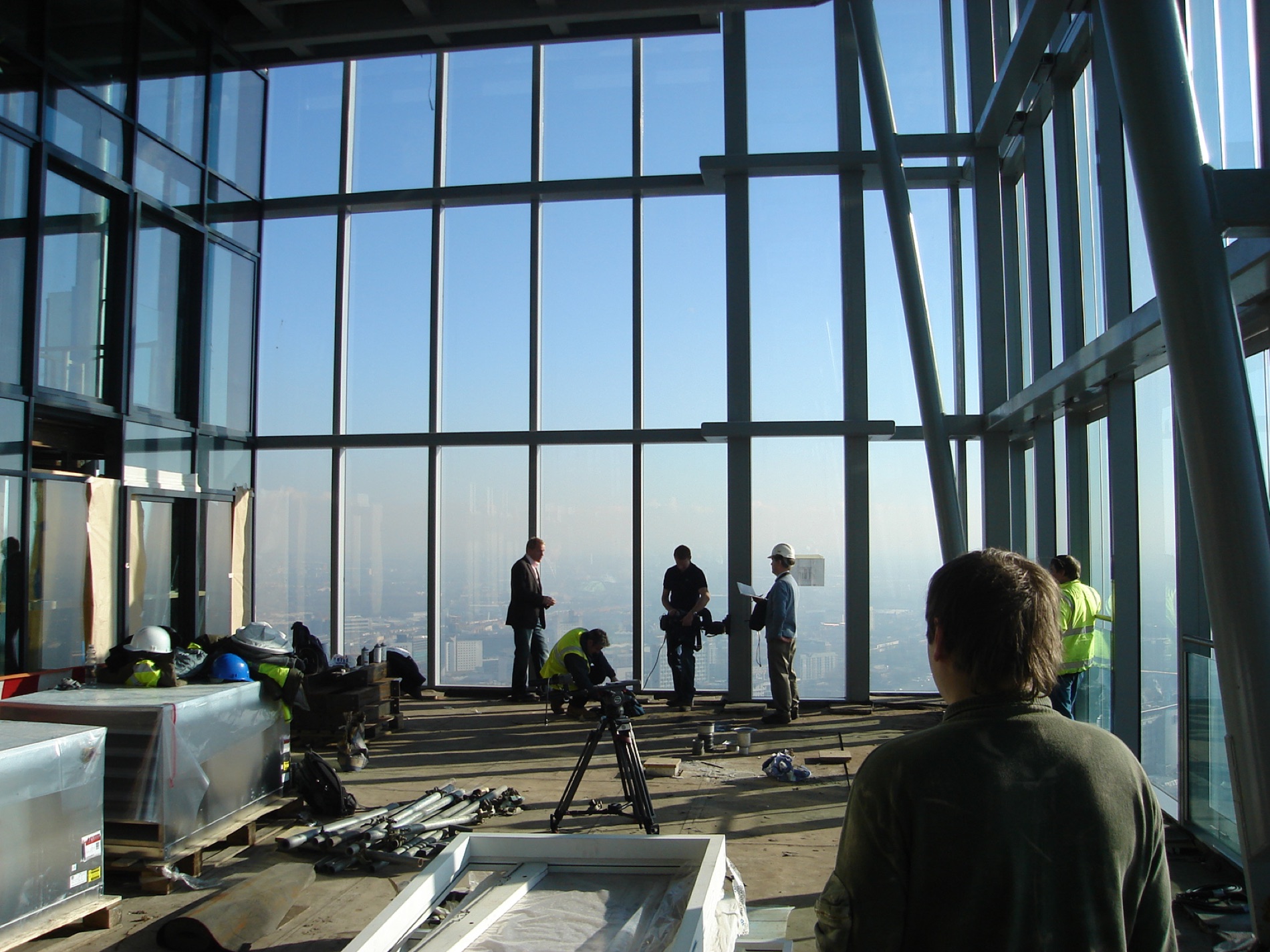 The penthouse shell before the fit out