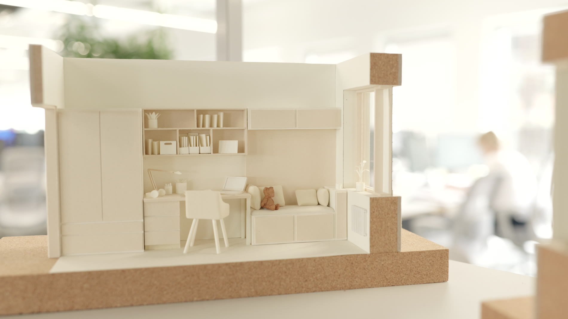 A model in the SimpsonHaugh model shop