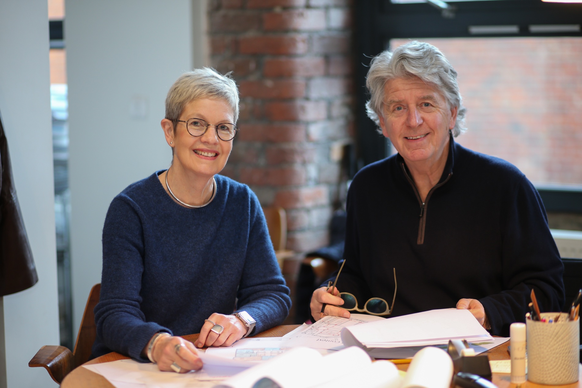 Ian Simpson and Rachel Haugh