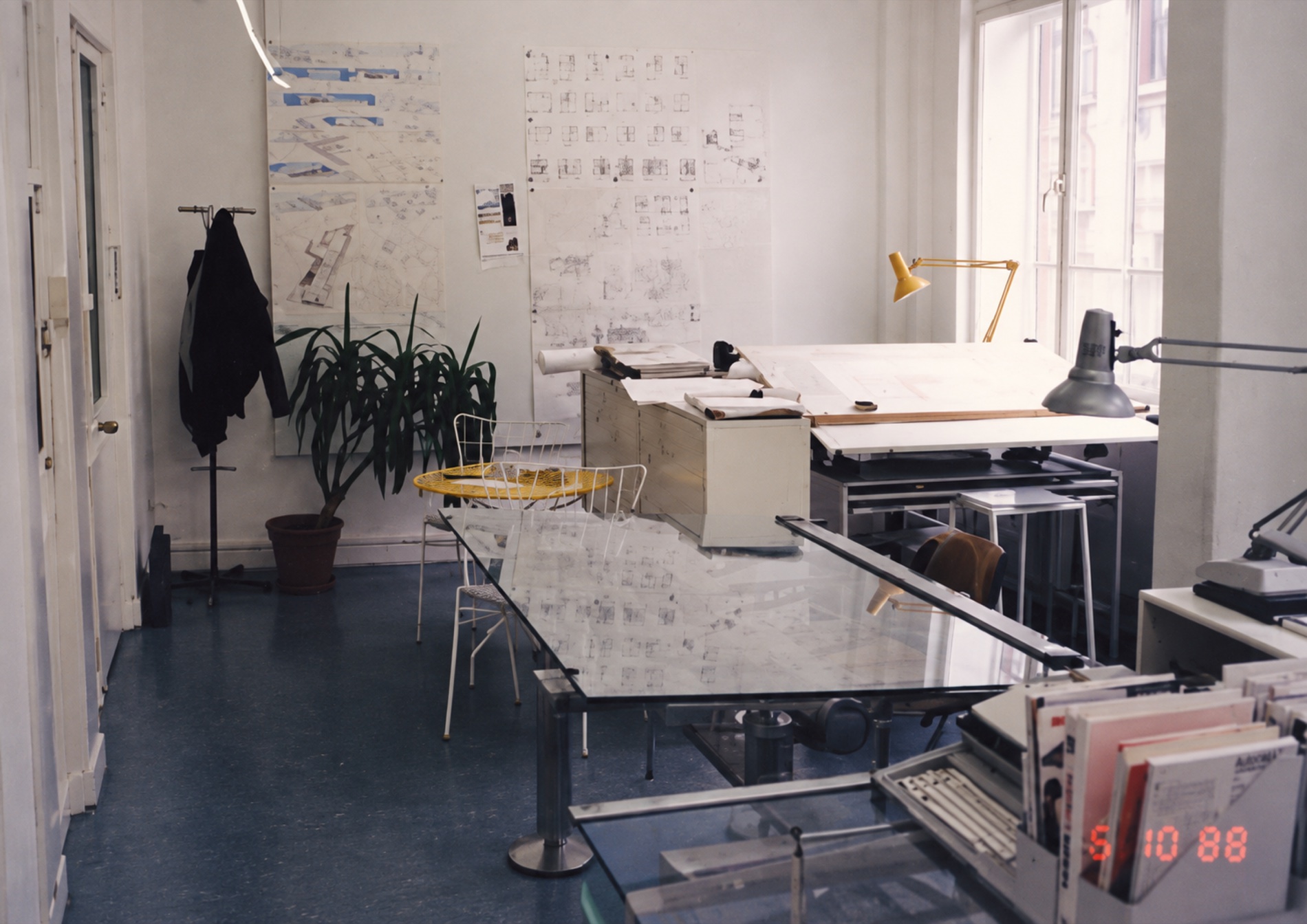 The first SimpsonHaugh studio, 1988
