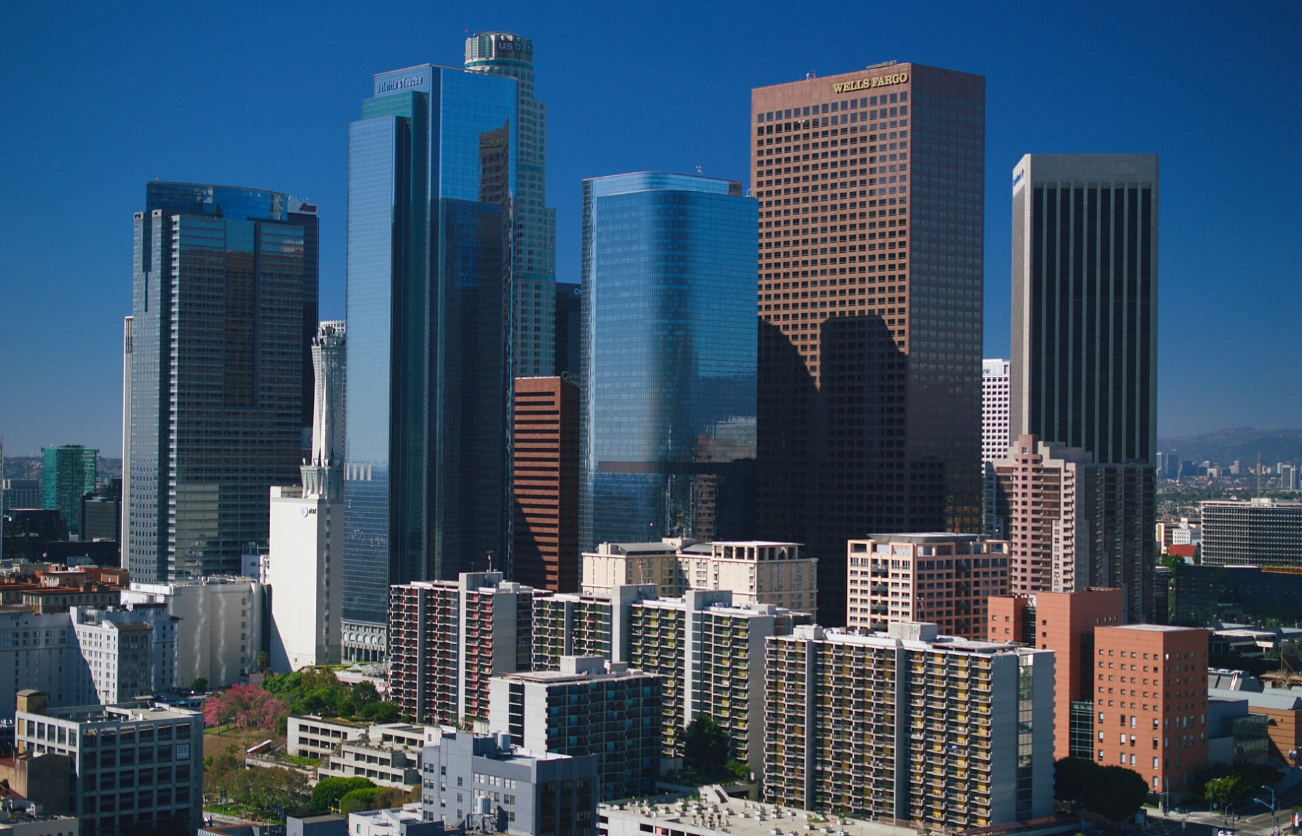 Downtown Los Angeles skyline, host city for Facades+ Los Angeles 2026