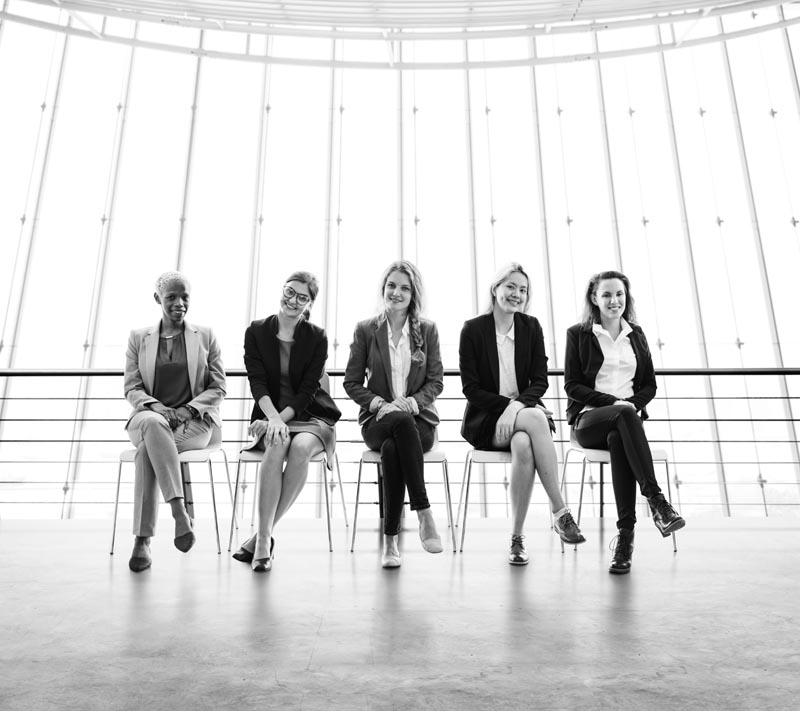 Businesswomen Teamwork Together Professional Occupation Concept