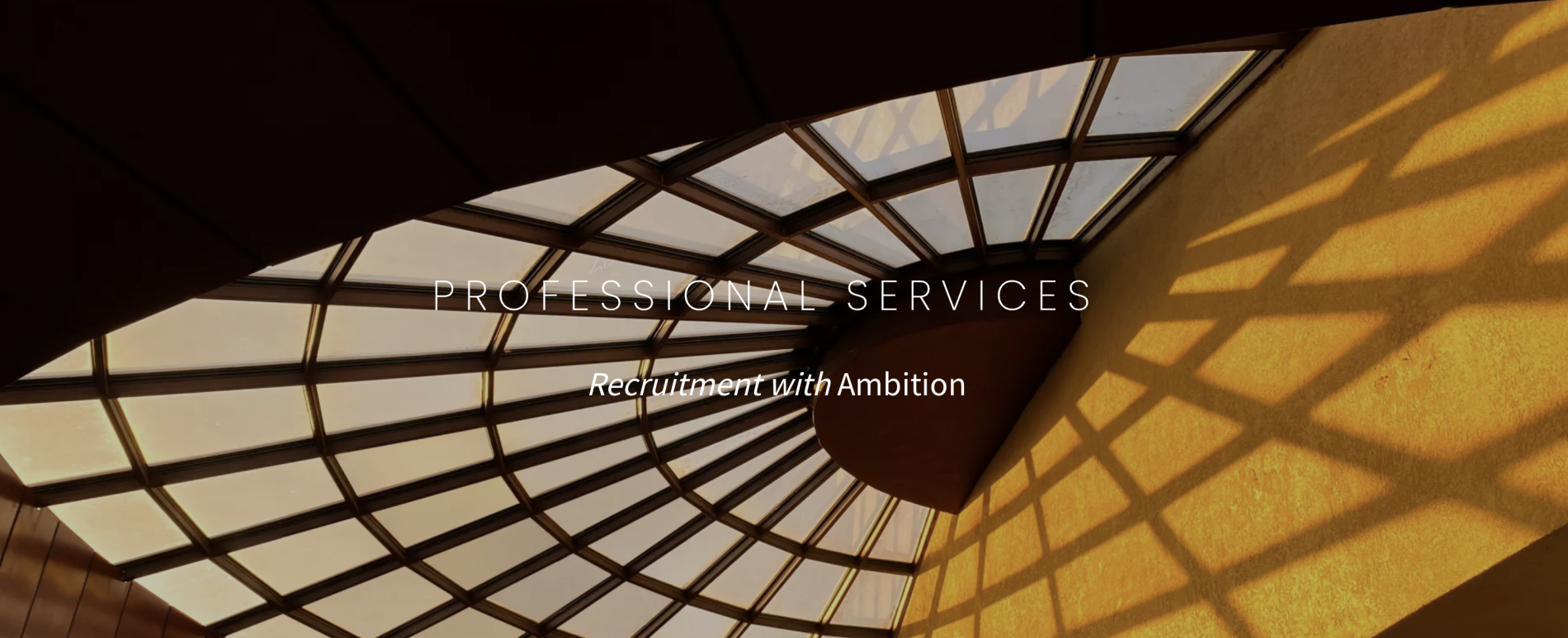 Professional services home page