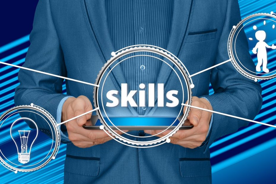Skills, courses and training