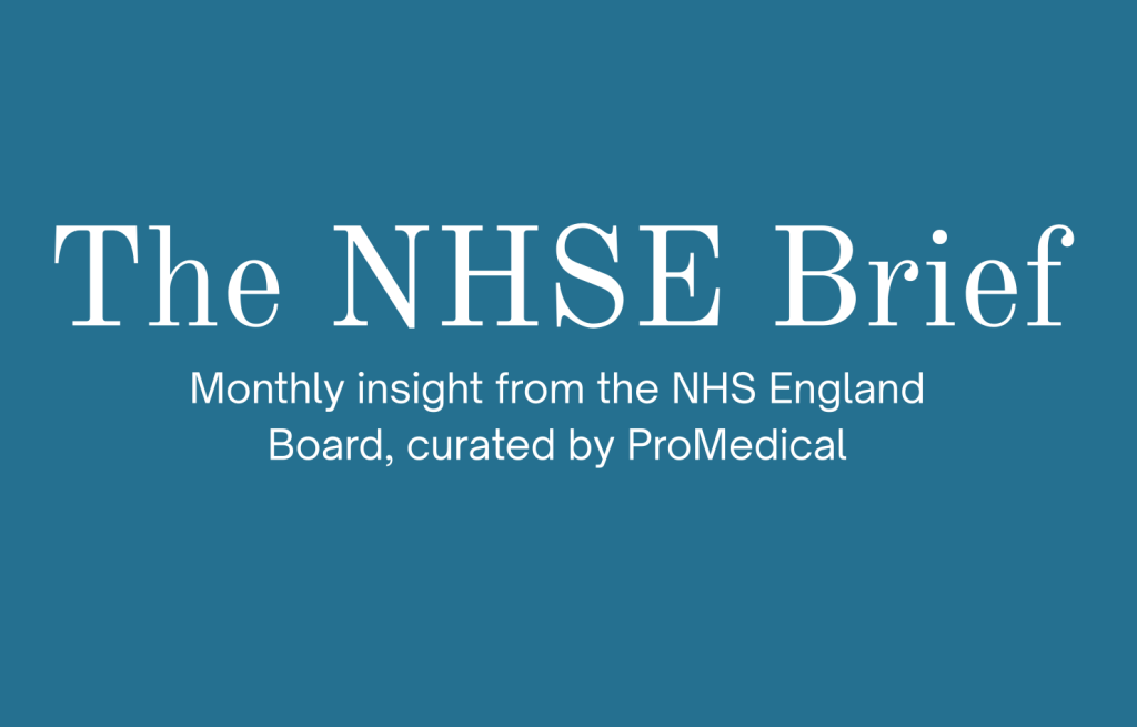 the NHSE Brief - Banner