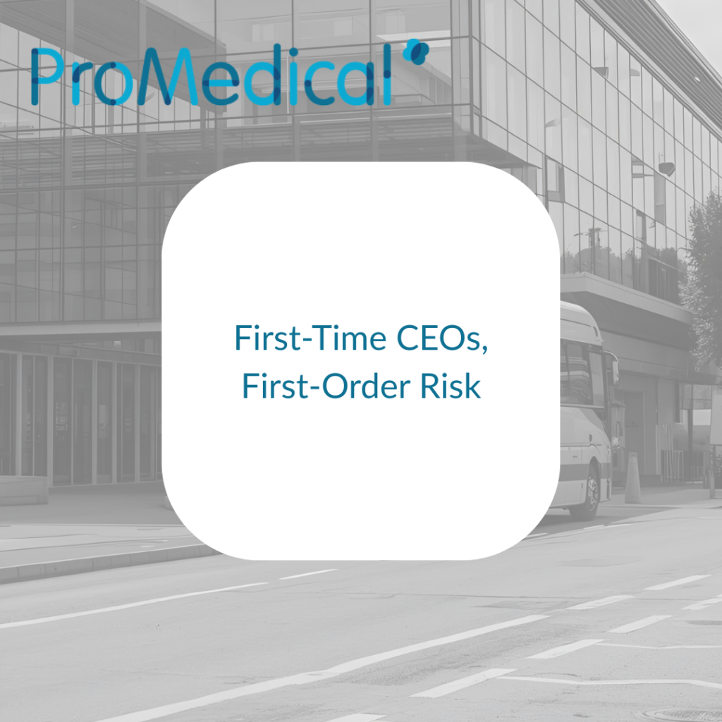 4. First-Time CEOs, First-Order Risk