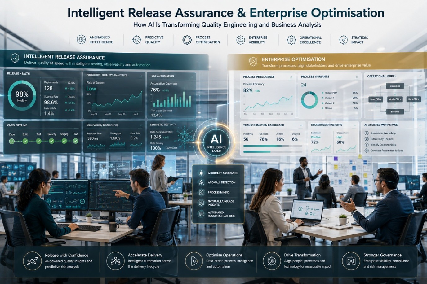 Quality Engineering and Business Analysis: The Rise of Intelligent Release Assurance and Enterprise Optimisation