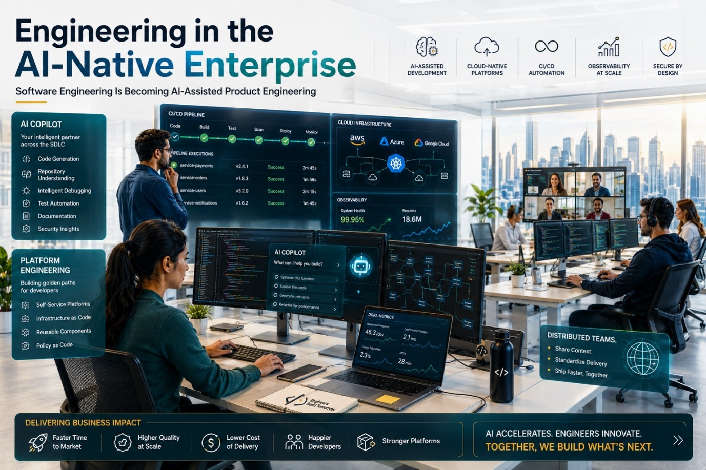 Engineering in the AI-Native Enterprise: Why Software Delivery Is Becoming Faster, Smarter, and More Strategic
