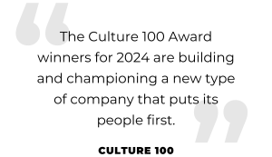 The Culture 100 Award winners for 2024 V7 Recruitment