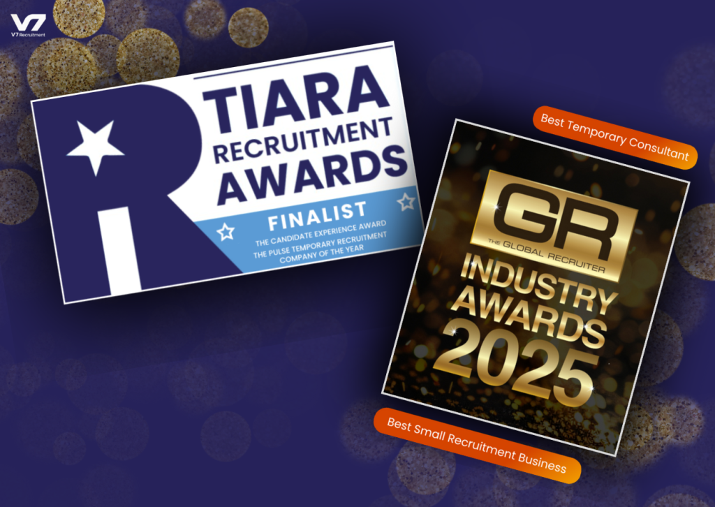 V7 Recruitment Shortlisted for TIARA and Global Recruiter Awards 2025!
